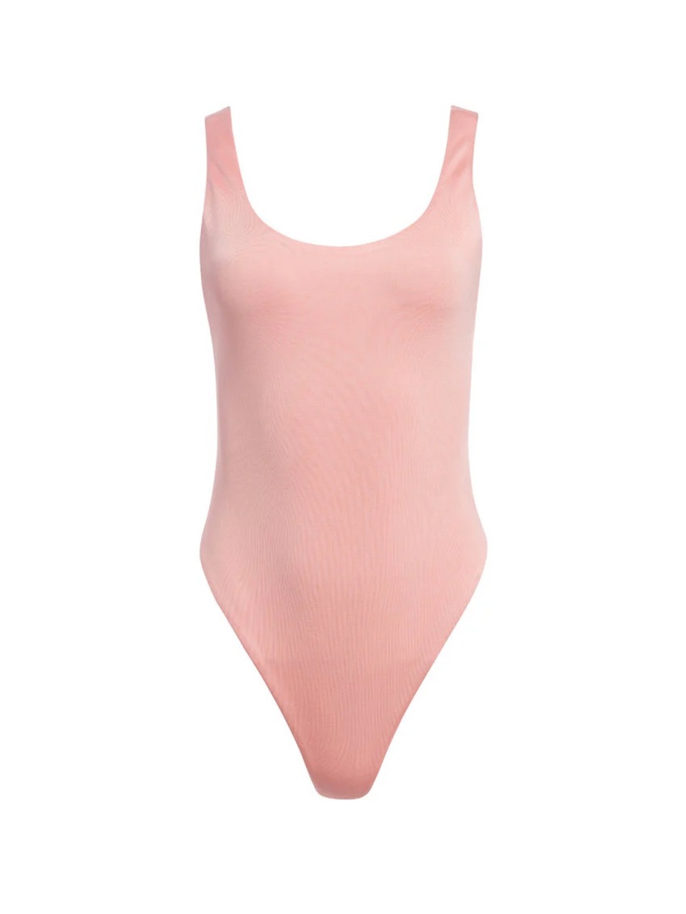 Alice + Olivia Pink Scoop Neck Bodysuit